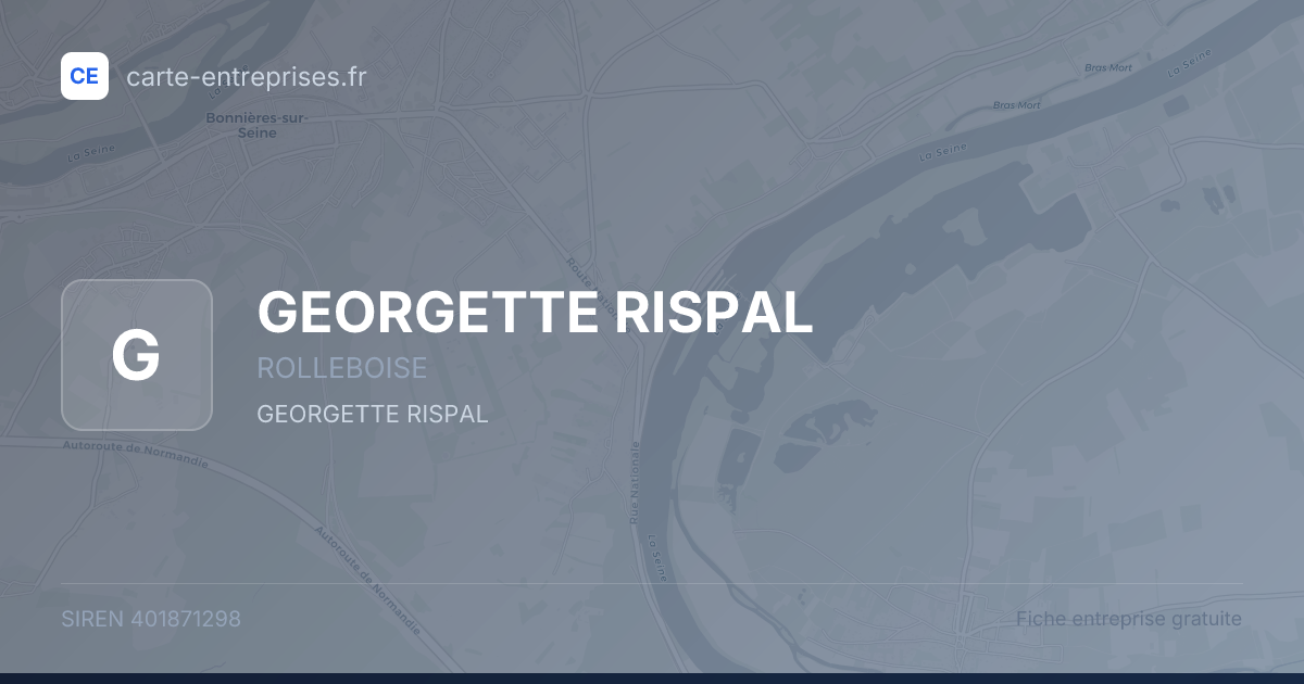 GEORGETTE RISPAL — 401871298 — fiche entreprise