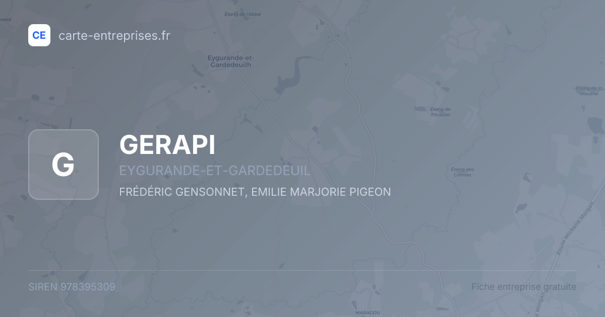 GERAPI — 978395309 — fiche entreprise