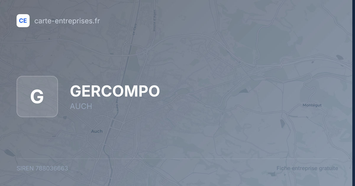 GERCOMPO — 788036663 — fiche entreprise