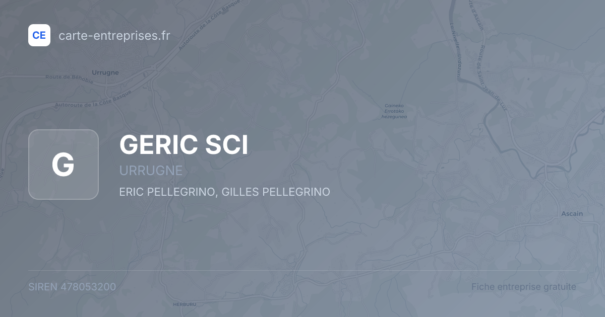 GERIC SCI — 478053200 — fiche entreprise