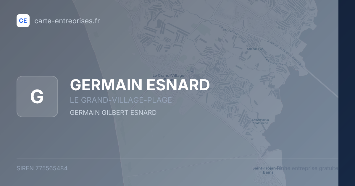GERMAIN ESNARD — 775565484 — fiche entreprise