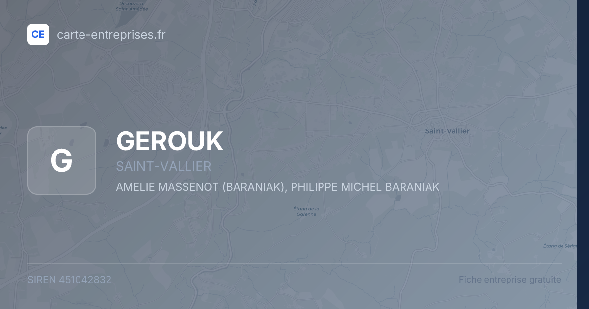 GEROUK — 451042832 — fiche entreprise