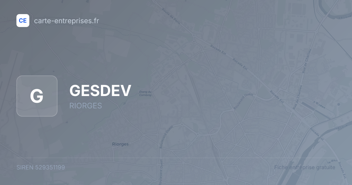 GESDEV — 529351199 — fiche entreprise