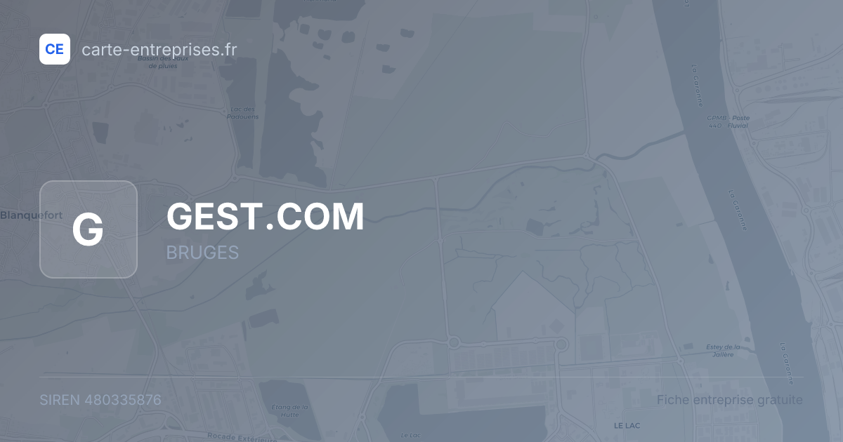 GEST.COM — 480335876 — fiche entreprise