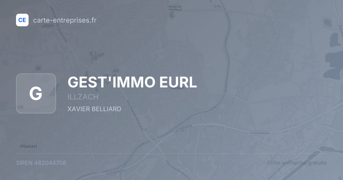 GEST'IMMO EURL — 482044708 — fiche entreprise