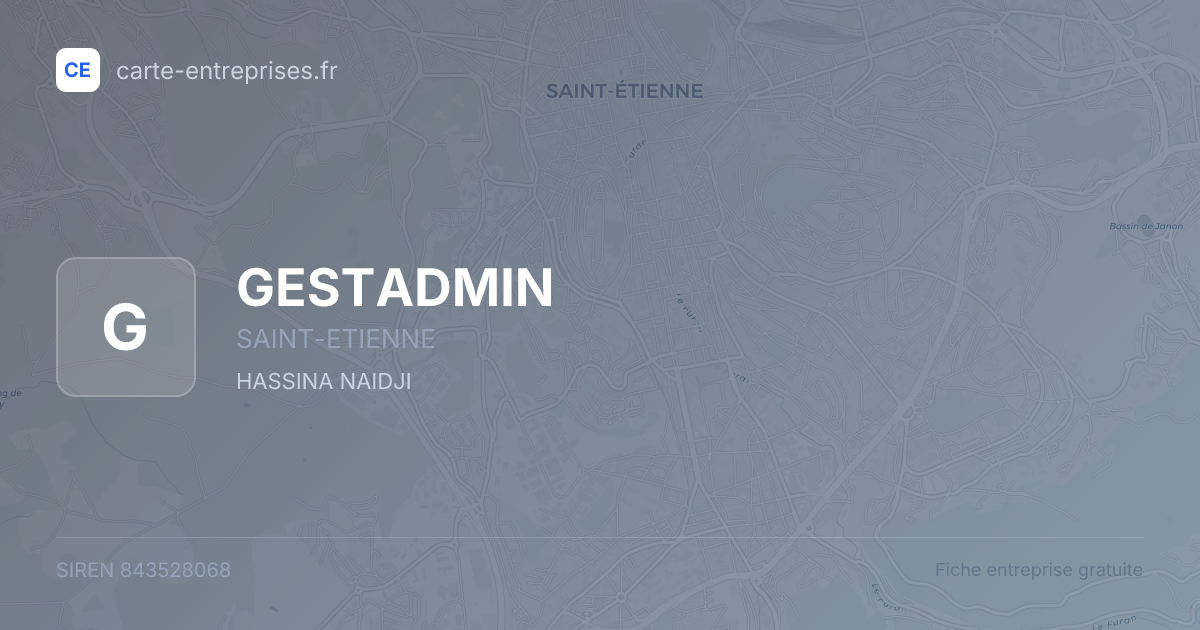 GESTADMIN — 843528068 — fiche entreprise