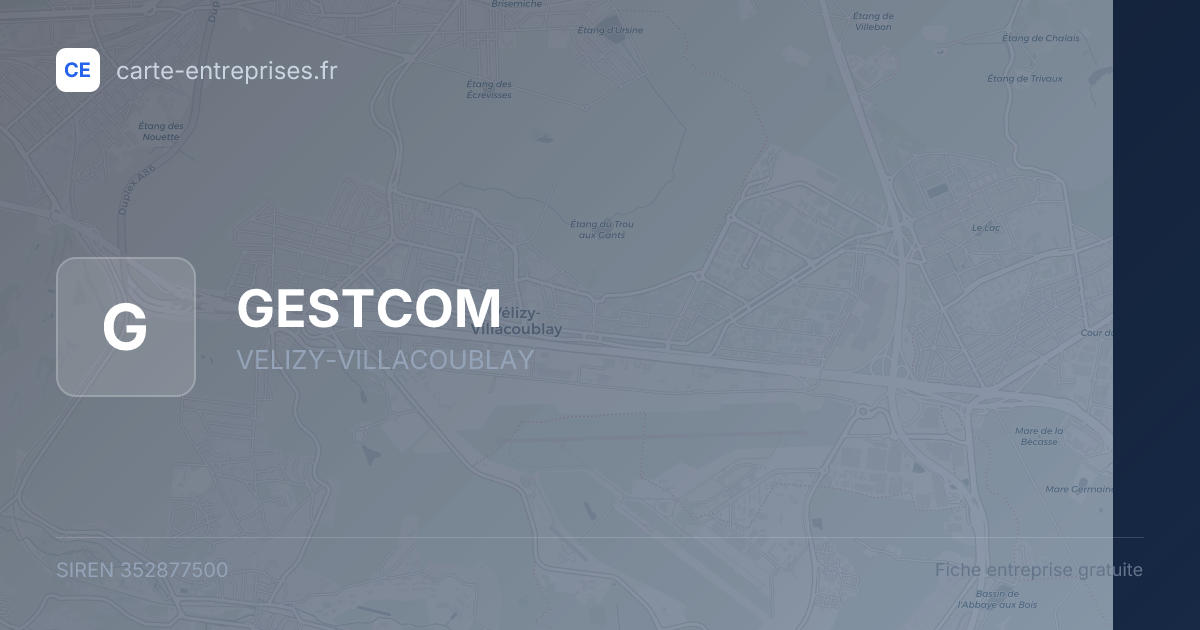 GESTCOM — 352877500 — fiche entreprise