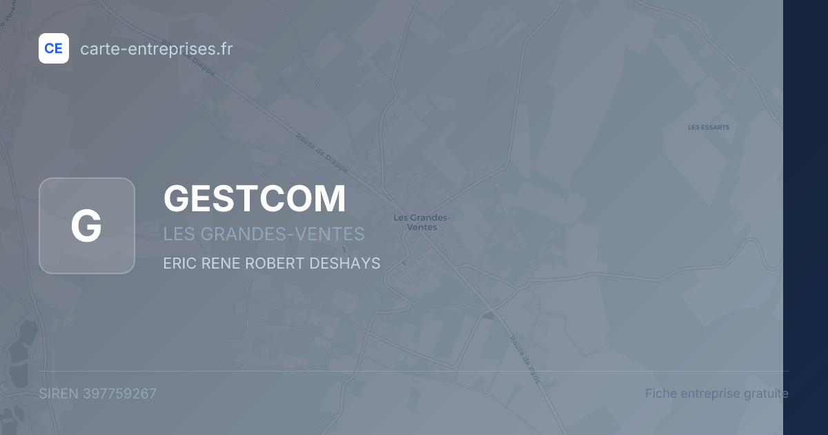 GESTCOM — 397759267 — fiche entreprise