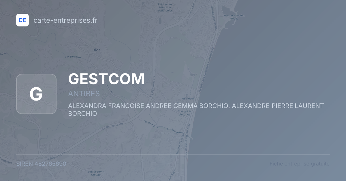 GESTCOM — 482765690 — fiche entreprise