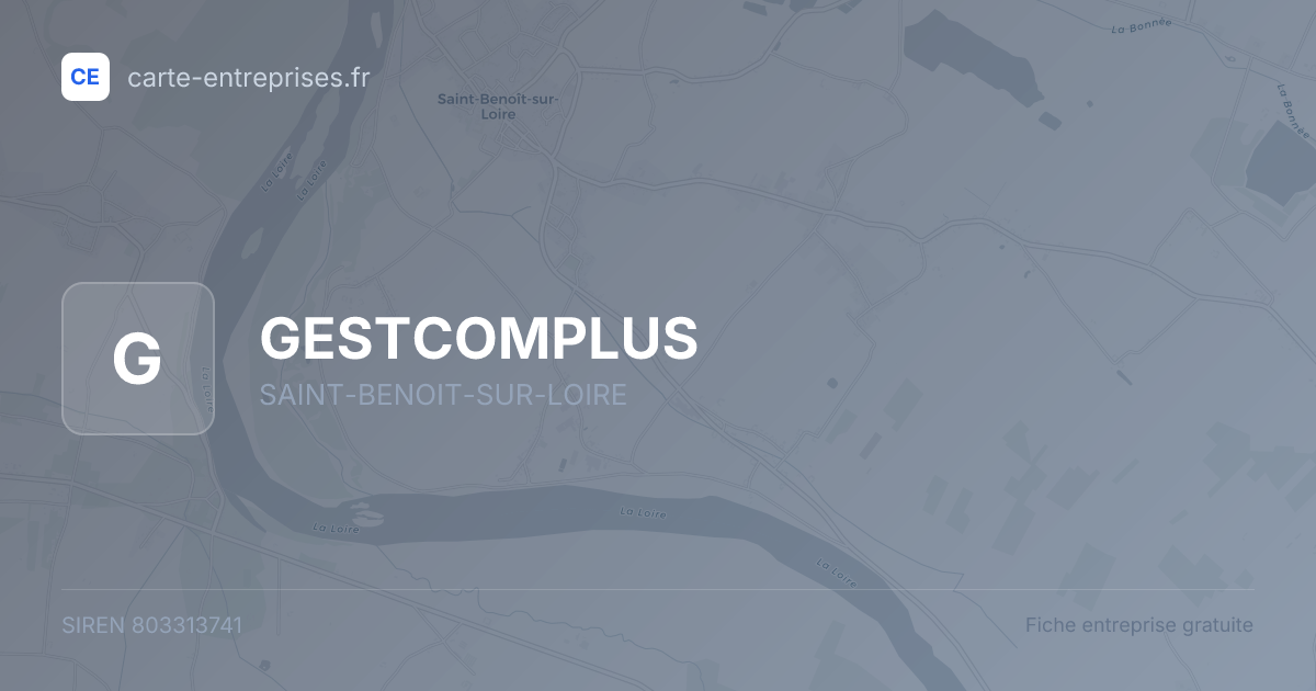 GESTCOMPLUS — 803313741 — fiche entreprise
