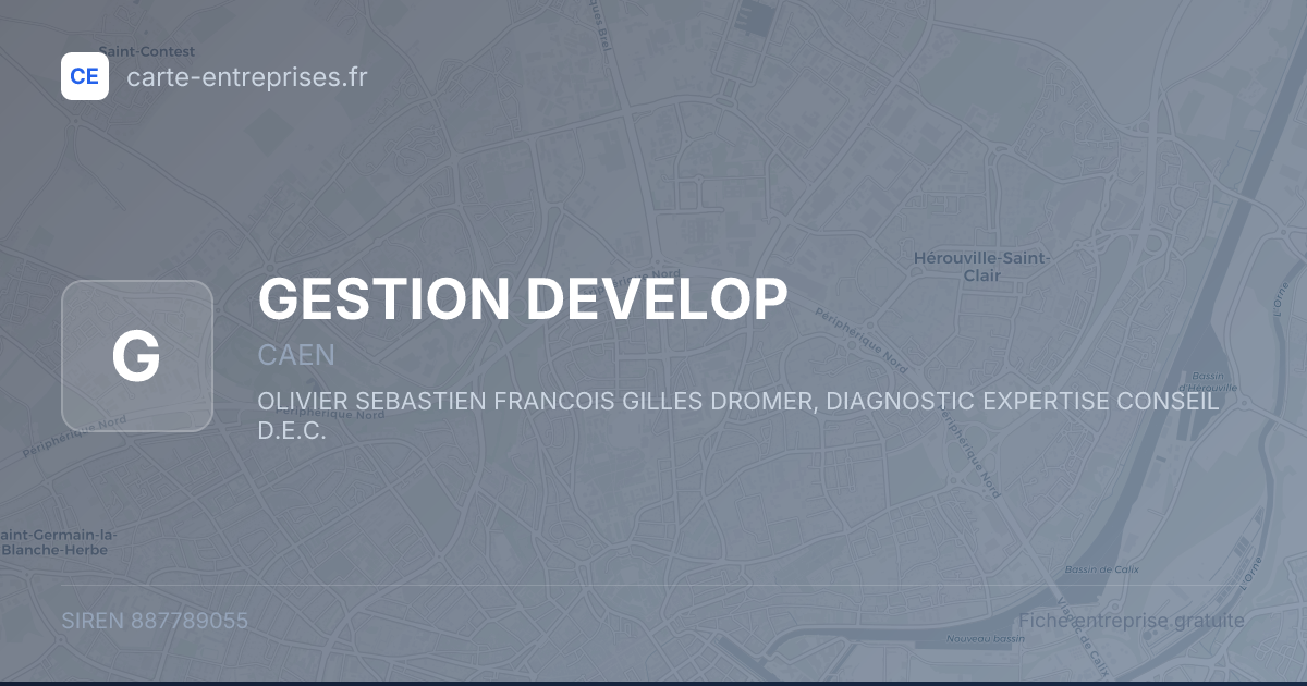 GESTION DEVELOP — 887789055 — fiche entreprise
