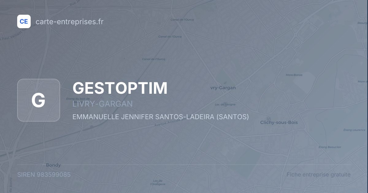 GESTOPTIM — 983599085 — fiche entreprise