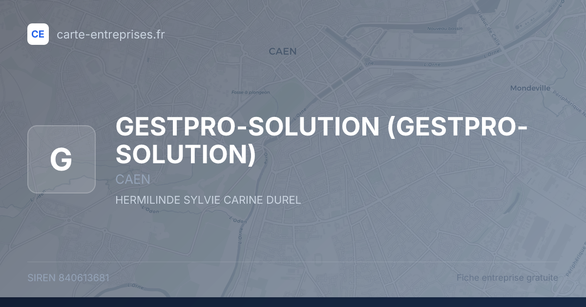 GESTPRO-SOLUTION — 840613681 — fiche entreprise