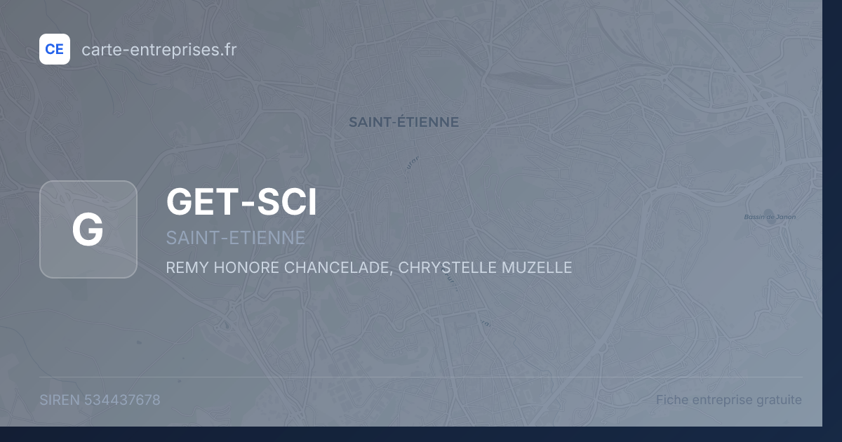 GET-SCI — 534437678 — fiche entreprise