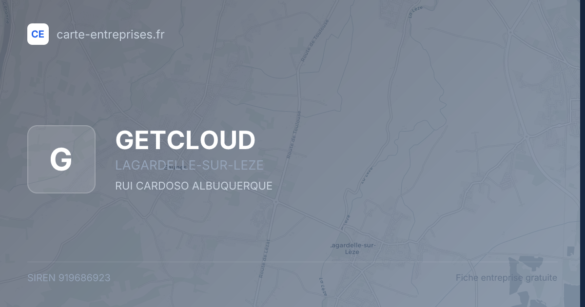GETCLOUD — 919686923 — fiche entreprise