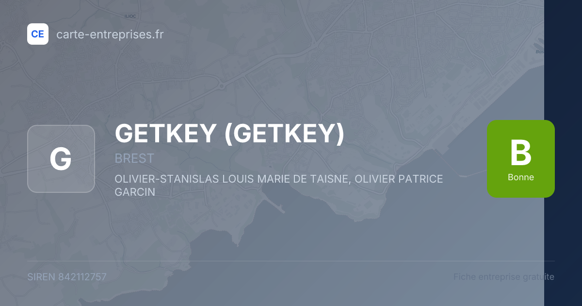 GETKEY (GETKEY) — 842112757 — fiche entreprise