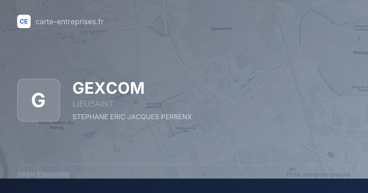 GEXCOM — 539905166 — fiche entreprise