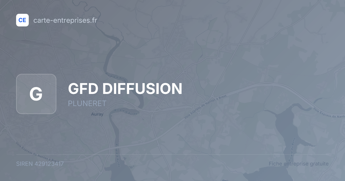 GFD DIFFUSION — 429123417 — fiche entreprise