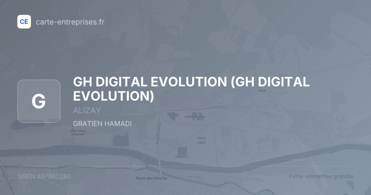 GH DIGITAL EVOLUTION — 897862280 — fiche entreprise