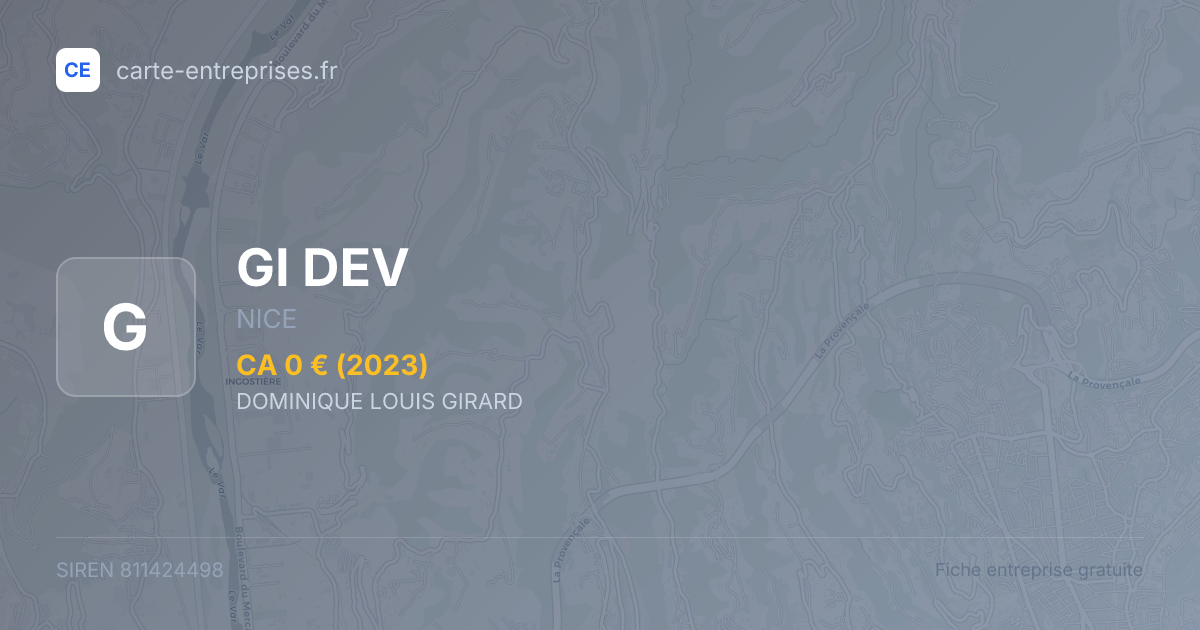 GI DEV — 811424498 — fiche entreprise