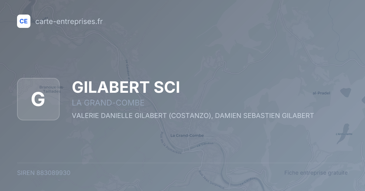 GILABERT SCI — 883089930 — fiche entreprise