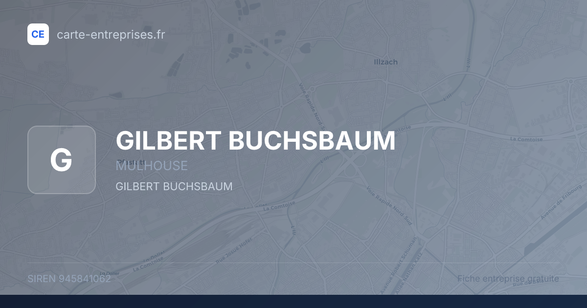 GILBERT BUCHSBAUM — 945841062 — fiche entreprise