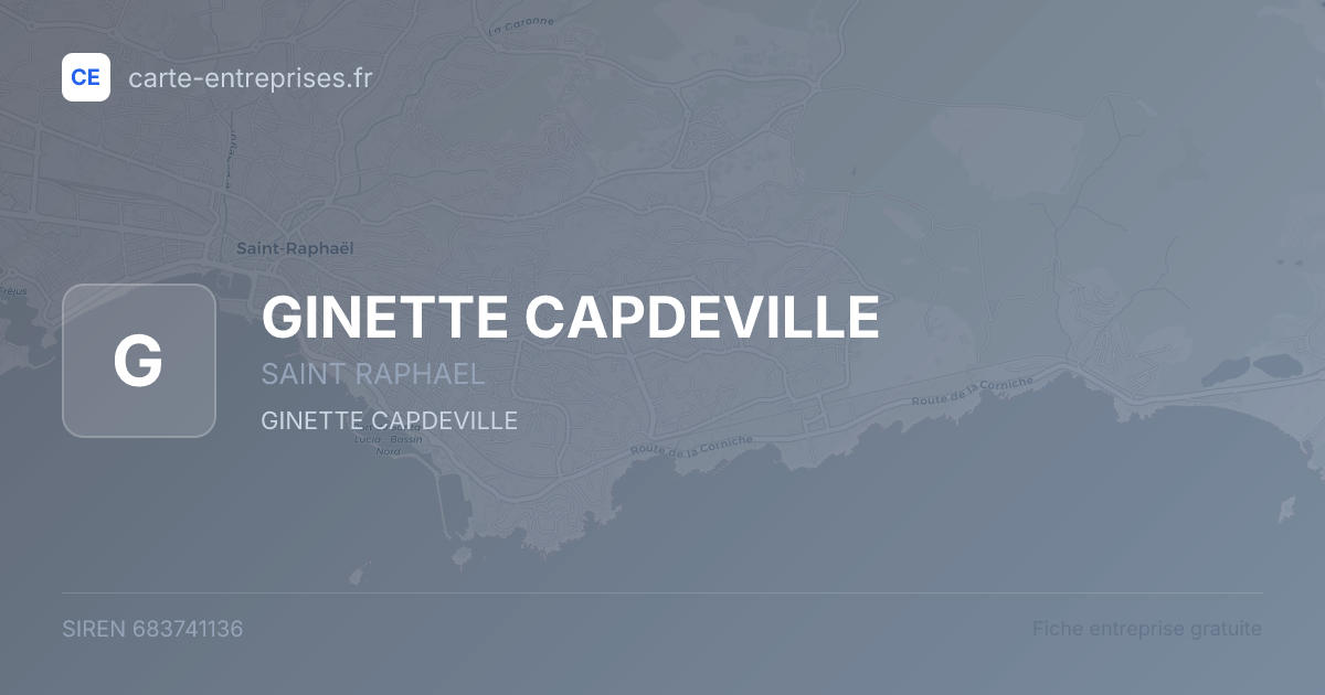 GINETTE CAPDEVILLE — 683741136 — fiche entreprise