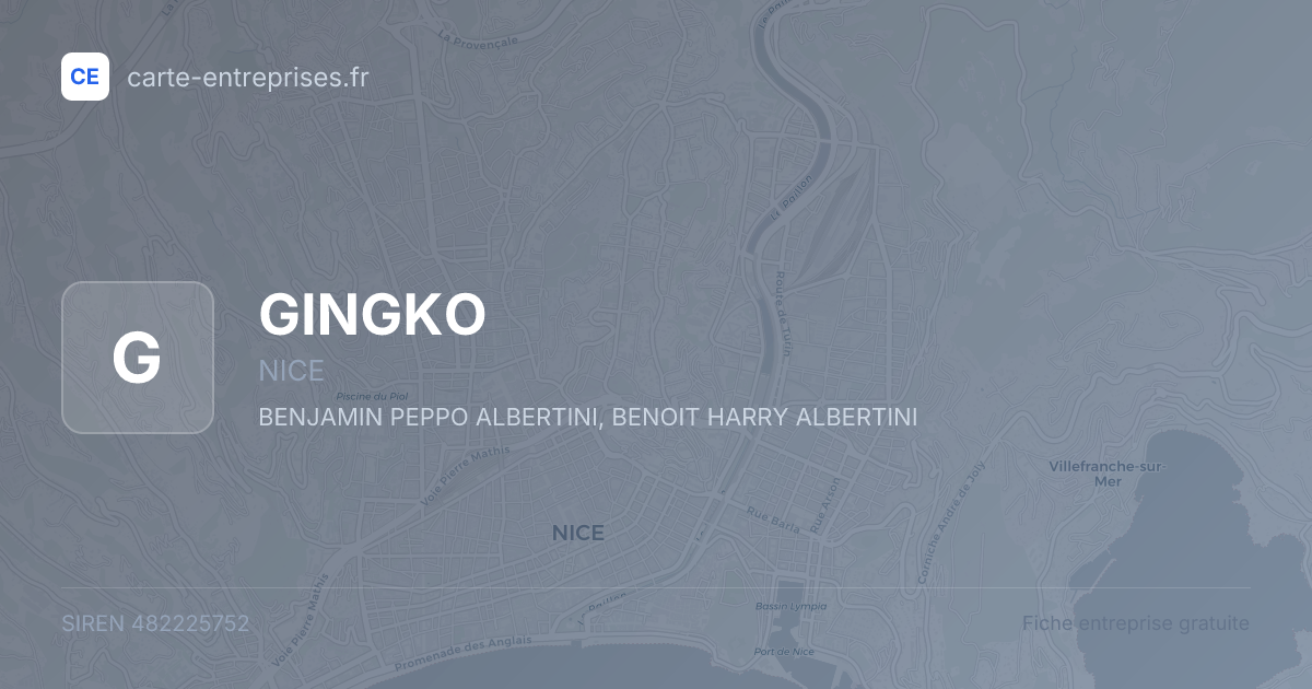 GINGKO — 482225752 — fiche entreprise