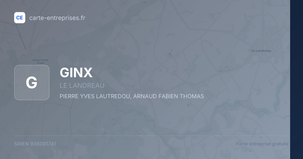 GINX — 938091741 — fiche entreprise