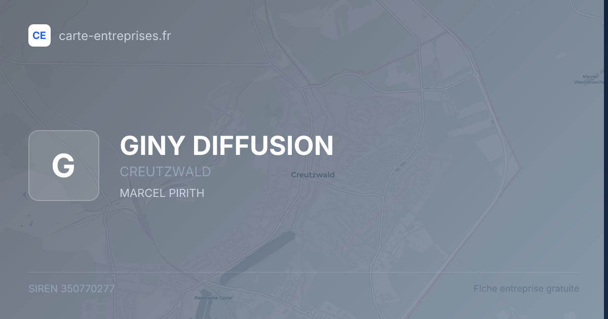 GINY DIFFUSION — 350770277 — fiche entreprise