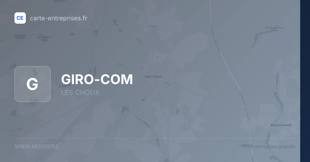 GIRO-COM — 482025152 — fiche entreprise