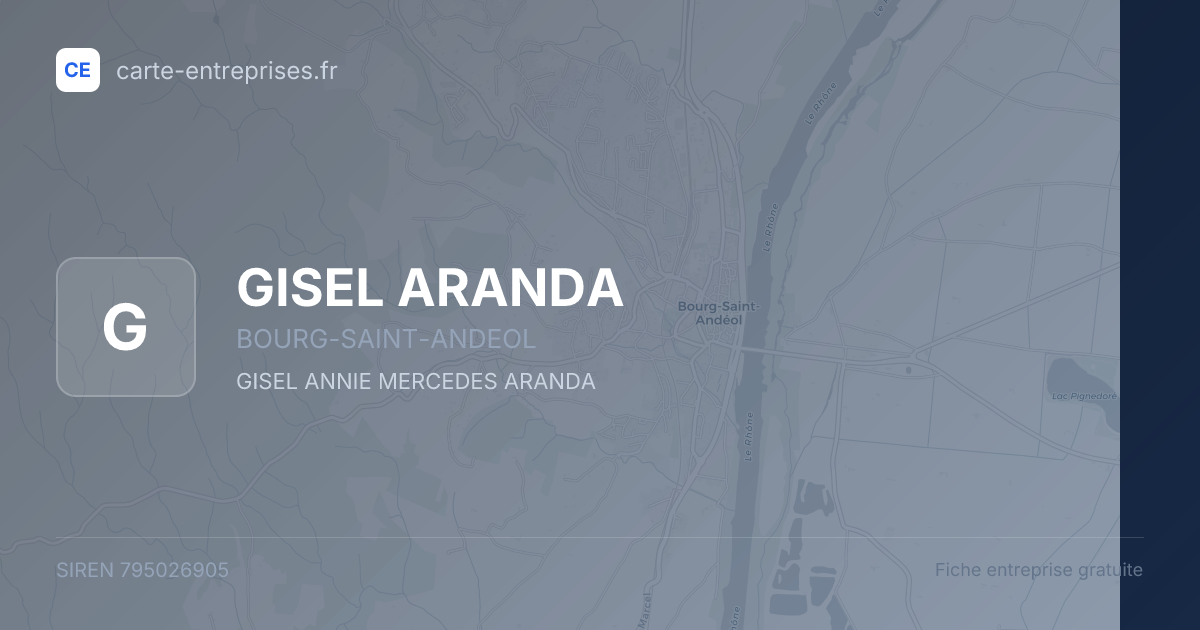 GISEL ARANDA — 795026905 — fiche entreprise