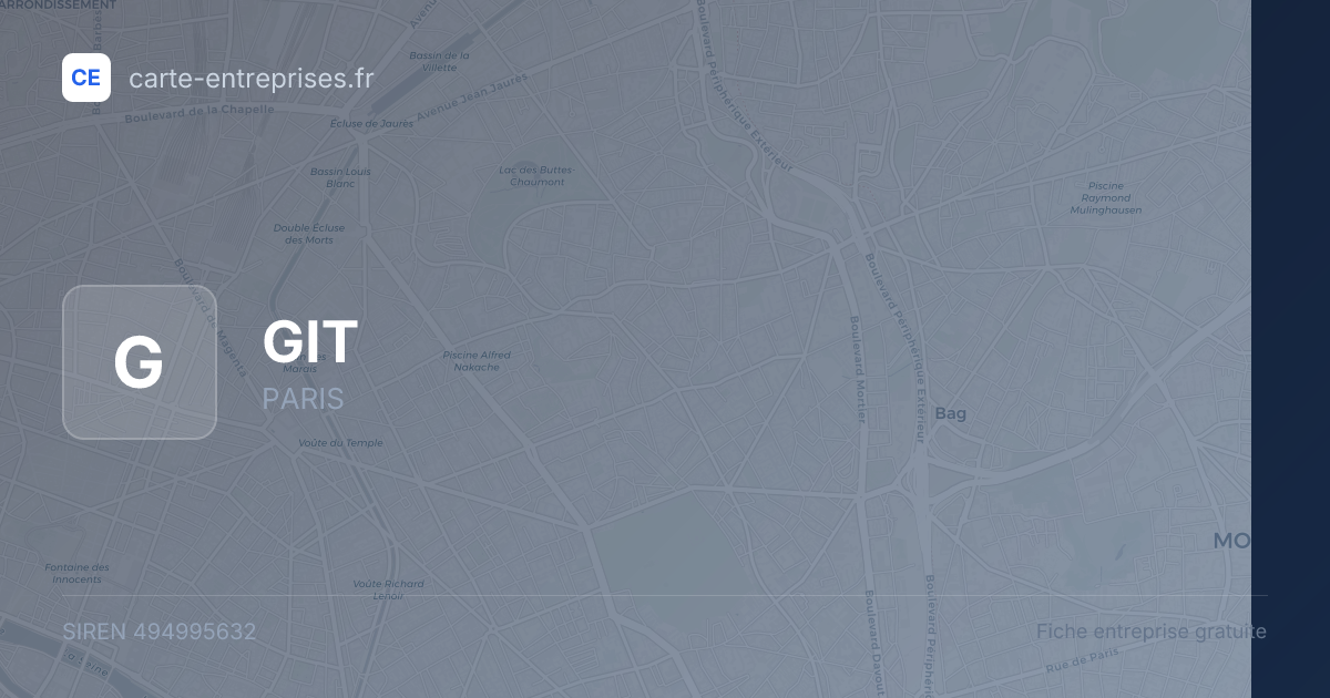 GIT — 494995632 — fiche entreprise