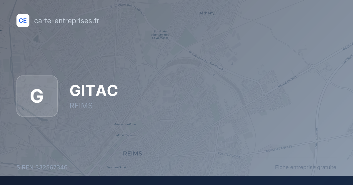 GITAC — 332567346 — fiche entreprise