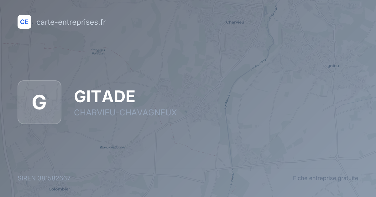 GITADE — 381582667 — fiche entreprise