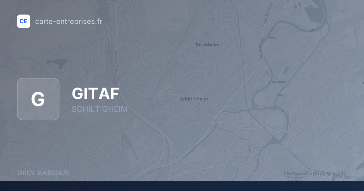 GITAF — 306853870 — fiche entreprise