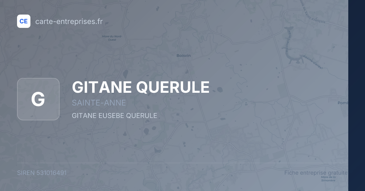 GITANE QUERULE — 531016491 — fiche entreprise