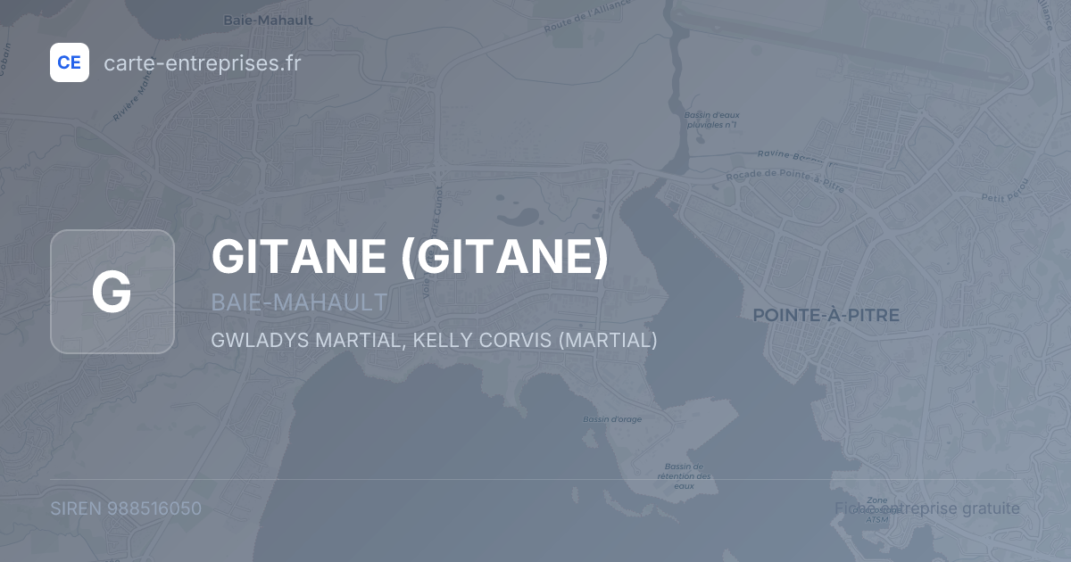 GITANE — 988516050 — fiche entreprise