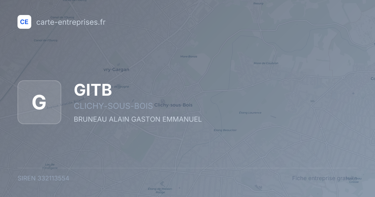 GITB — 332113554 — fiche entreprise