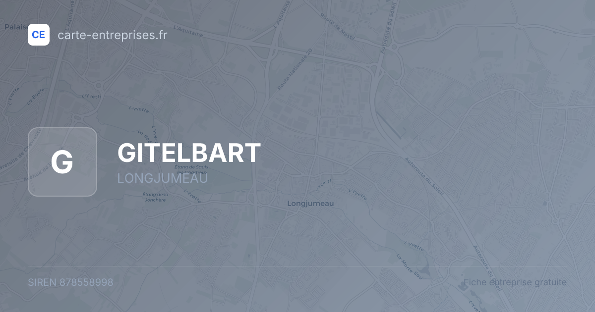 GITELBART — 878558998 — fiche entreprise