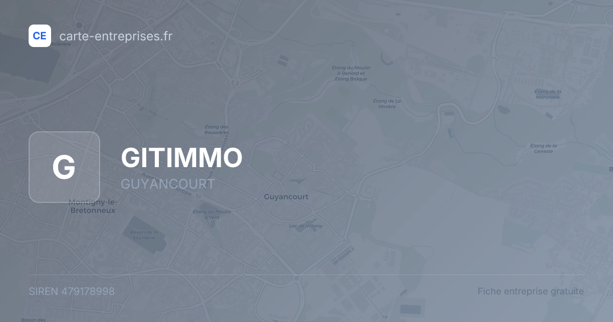 GITIMMO — 479178998 — fiche entreprise