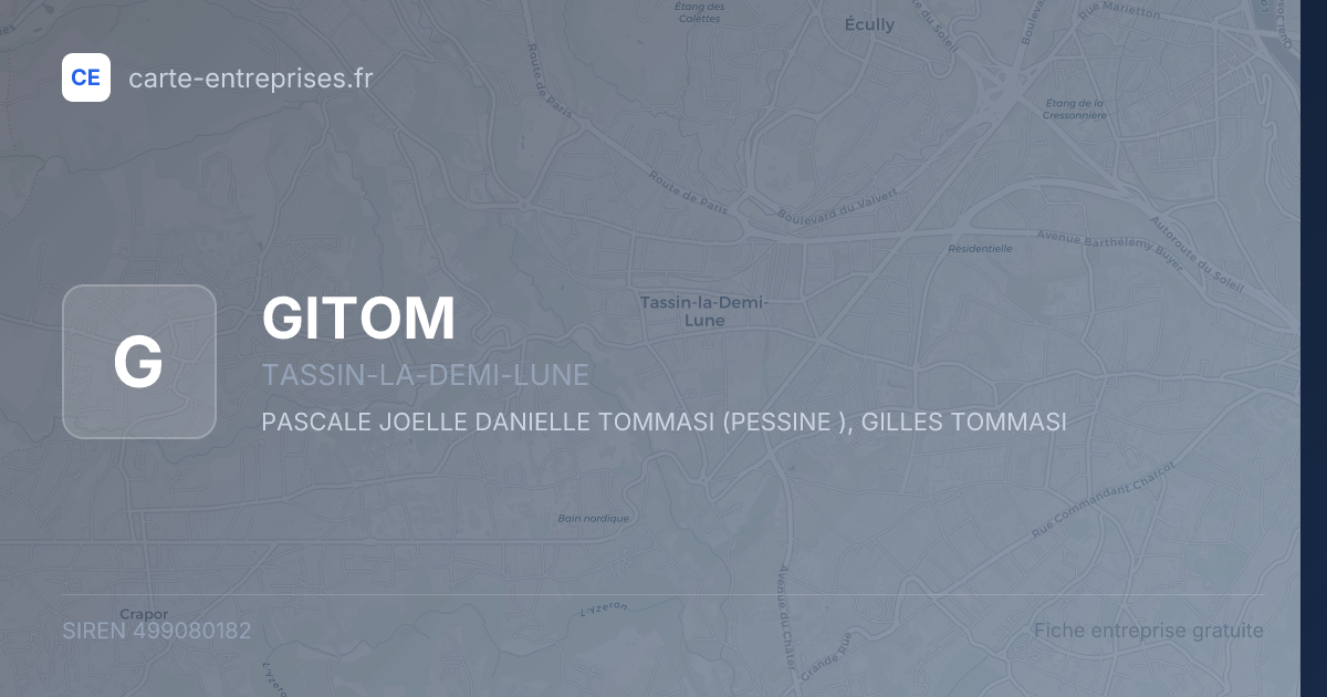 GITOM — 499080182 — fiche entreprise