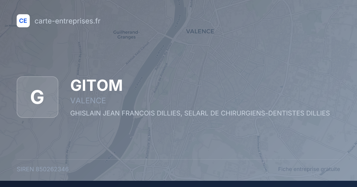 GITOM — 850262346 — fiche entreprise