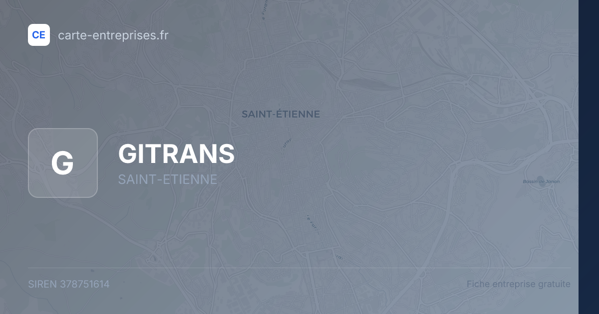 GITRANS — 378751614 — fiche entreprise