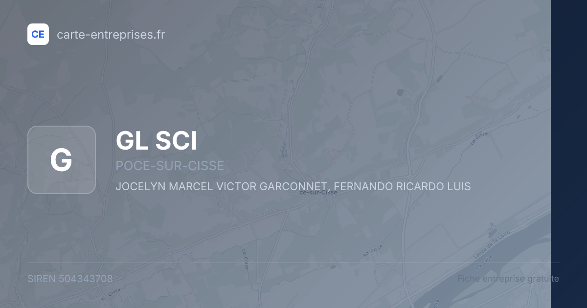 GL SCI — 504343708 — fiche entreprise