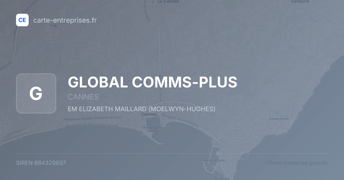 GLOBAL COMMS-PLUS — 884329897 — fiche entreprise