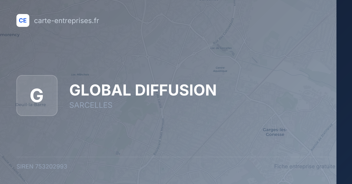 GLOBAL DIFFUSION — 753202993 — fiche entreprise