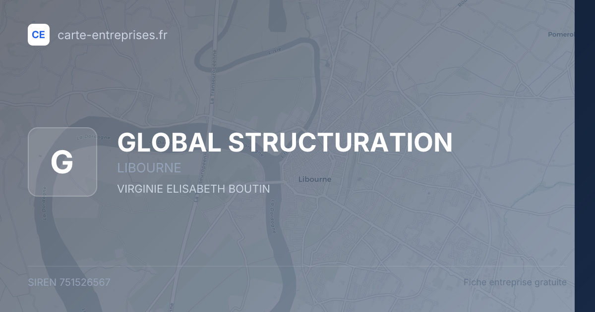 GLOBAL STRUCTURATION — 751526567 — fiche entreprise