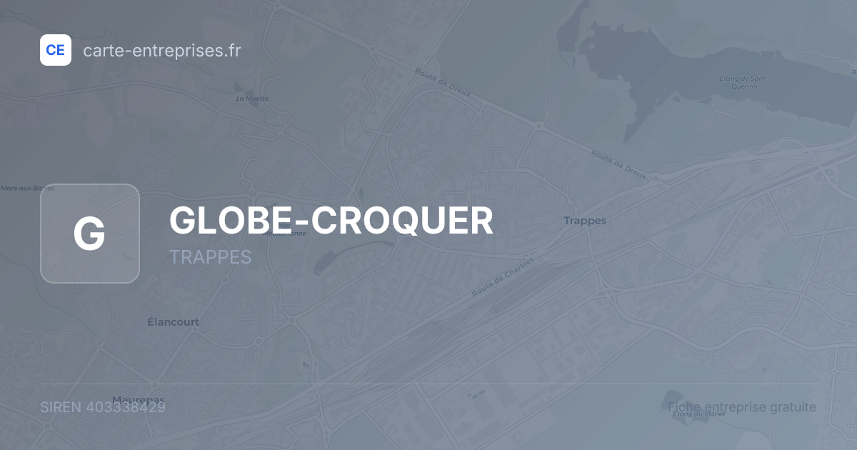 GLOBE-CROQUER — 403338429 — fiche entreprise