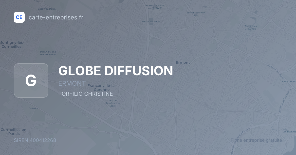 GLOBE DIFFUSION — 400412268 — fiche entreprise